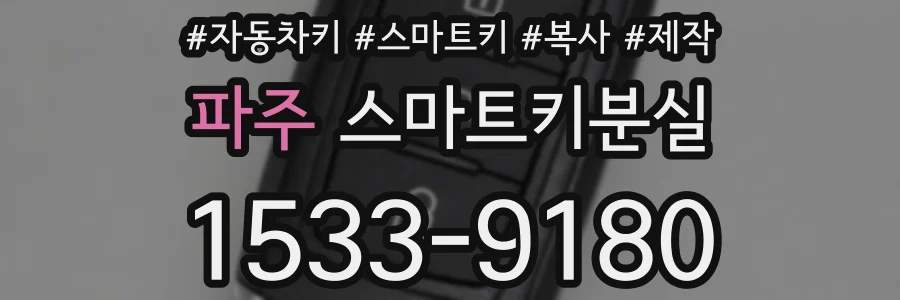 파주 스마트키분실