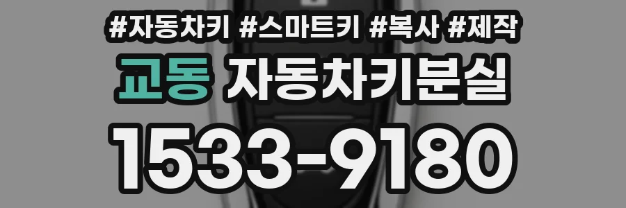 교동 자동차키분실