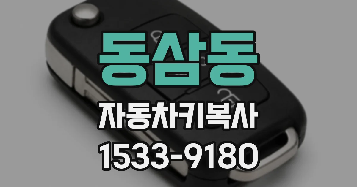 동삼동 자동차키복사
