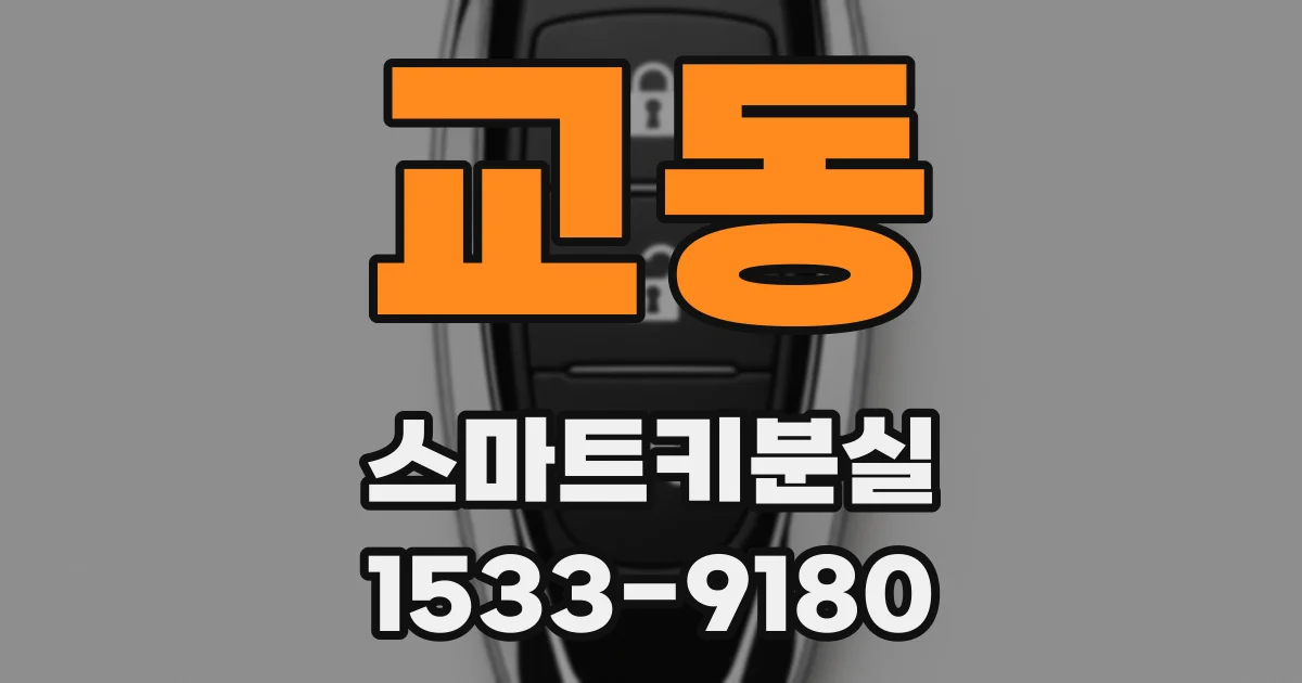 교동 스마트키분실