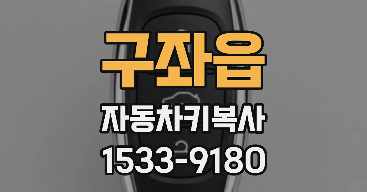 구좌읍 자동차키복사