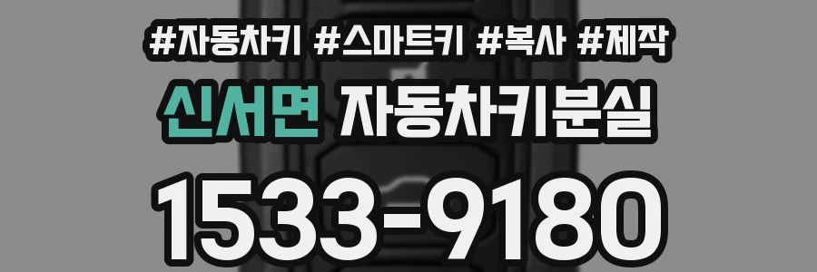 신서면 자동차키분실
