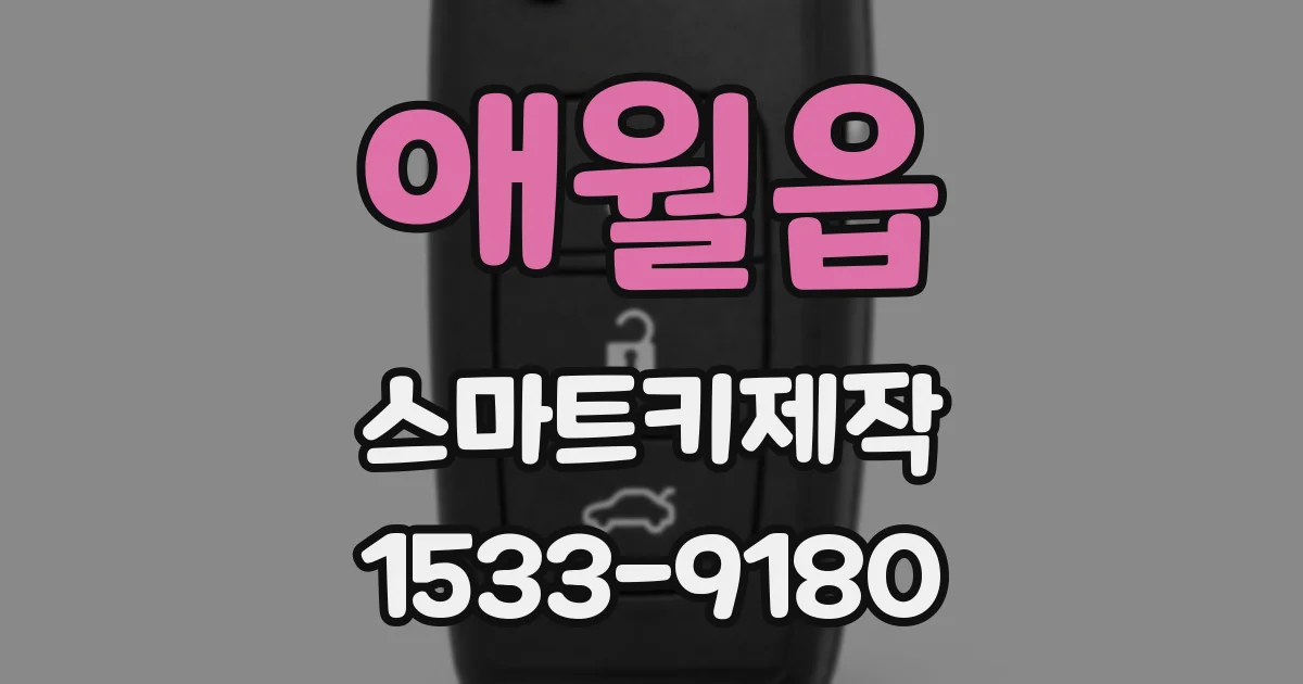 애월읍 스마트키제작