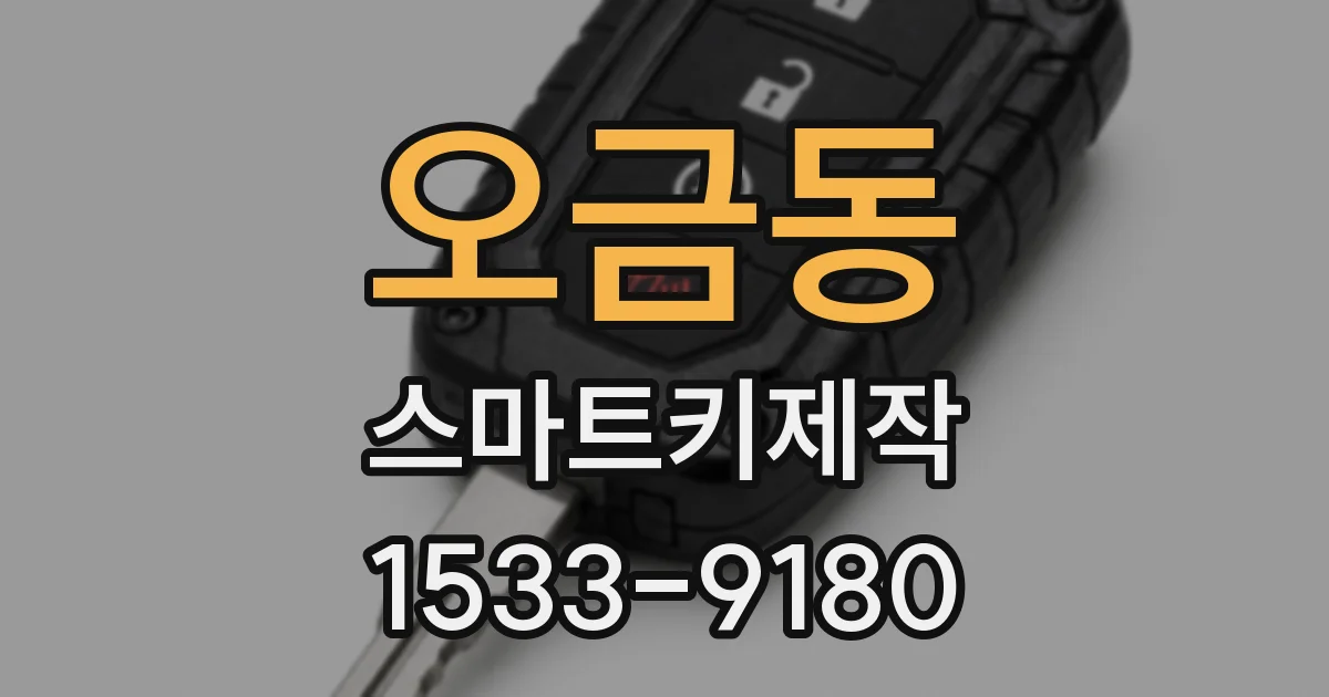 오금동 스마트키제작