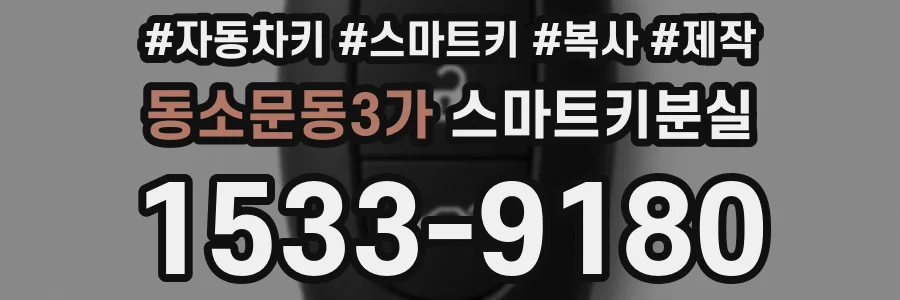 동소문동3가 스마트키분실