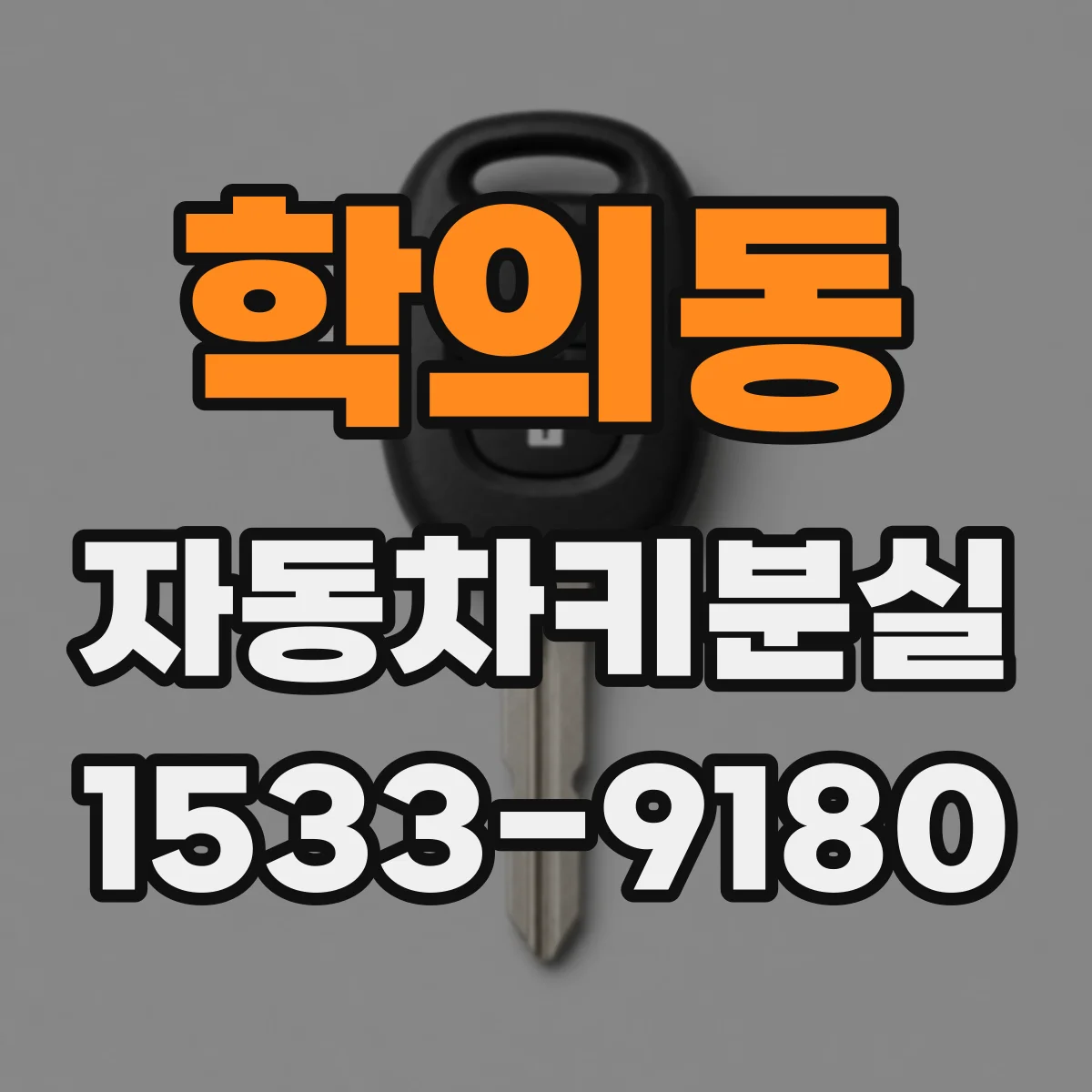 학의동 자동차키분실