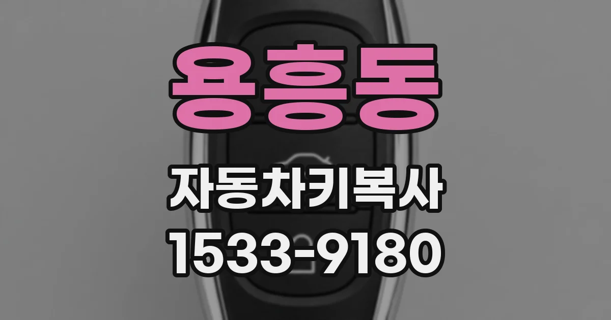 용흥동 자동차키복사