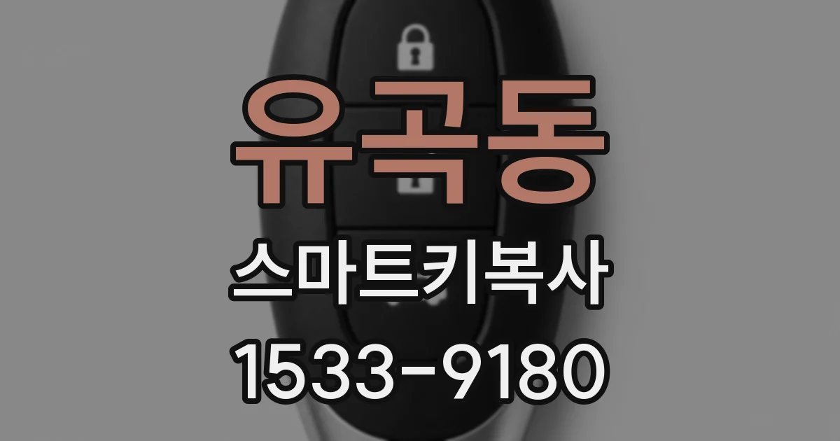 유곡동 스마트키복사