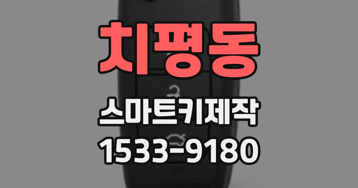 치평동 스마트키제작