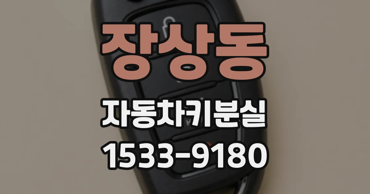 장상동 자동차키분실