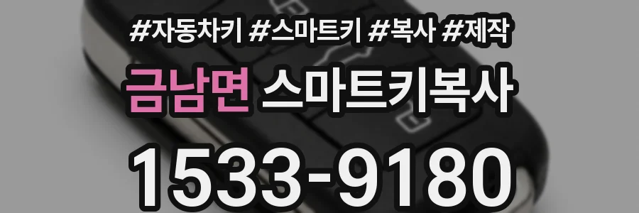 금남면 스마트키복사