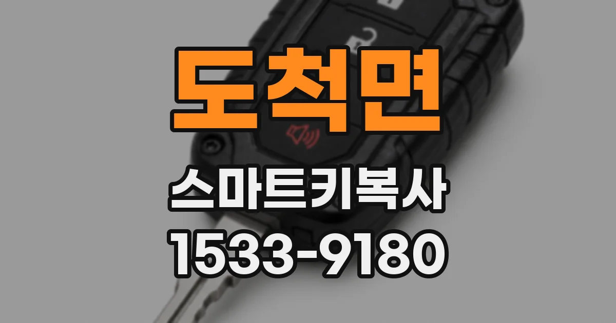 도척면 스마트키복사