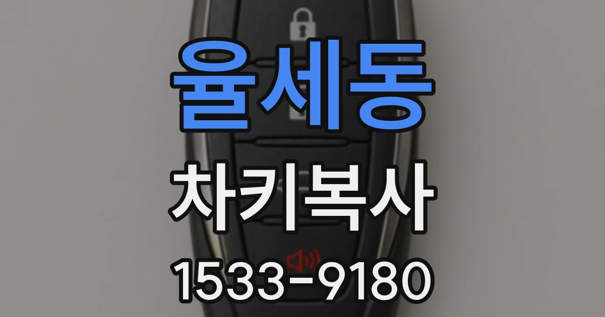 율세동 차키복사