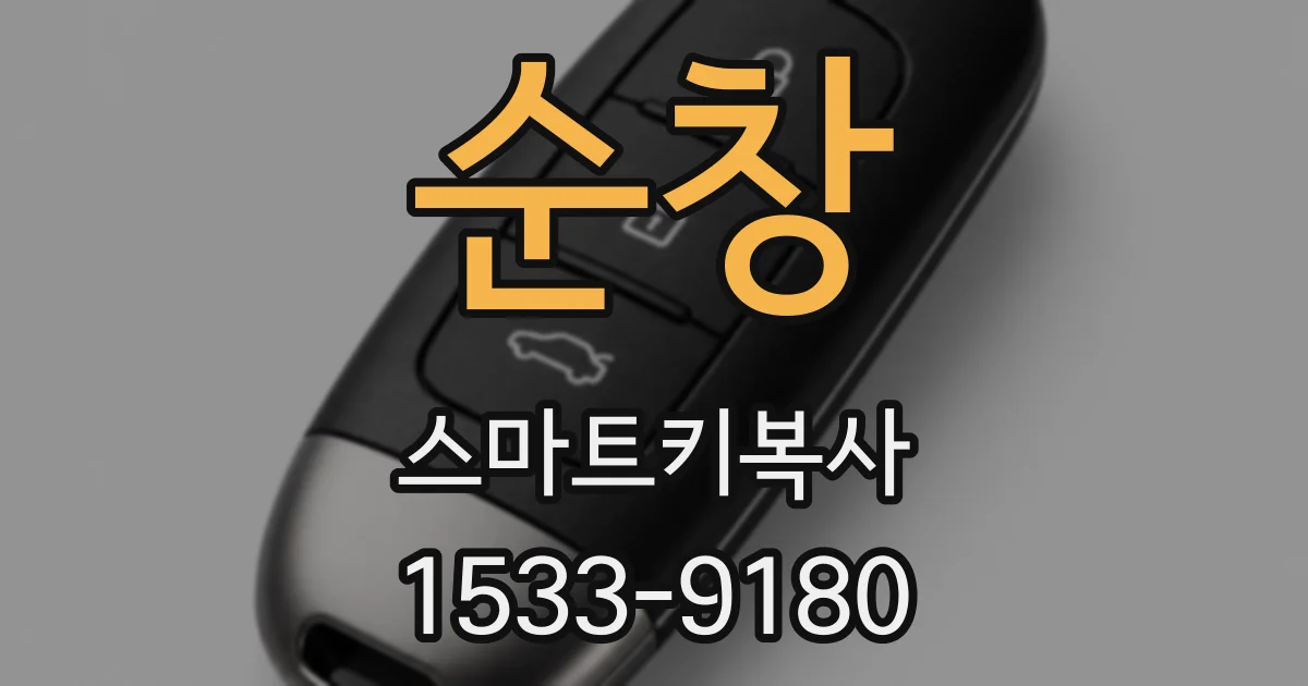 순창 스마트키복사