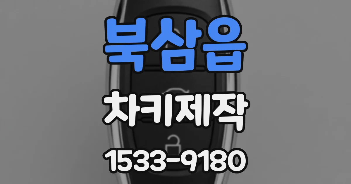 북삼읍 차키제작