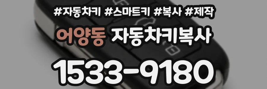 어양동 자동차키복사