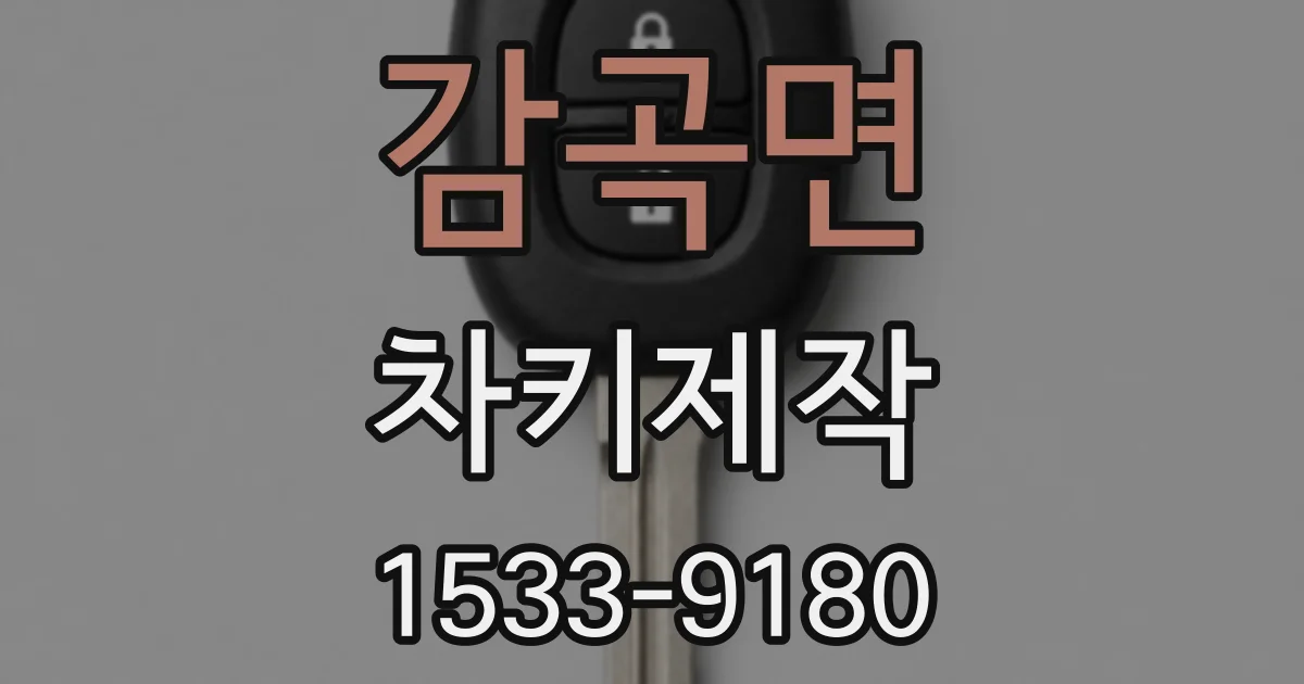 감곡면 차키제작