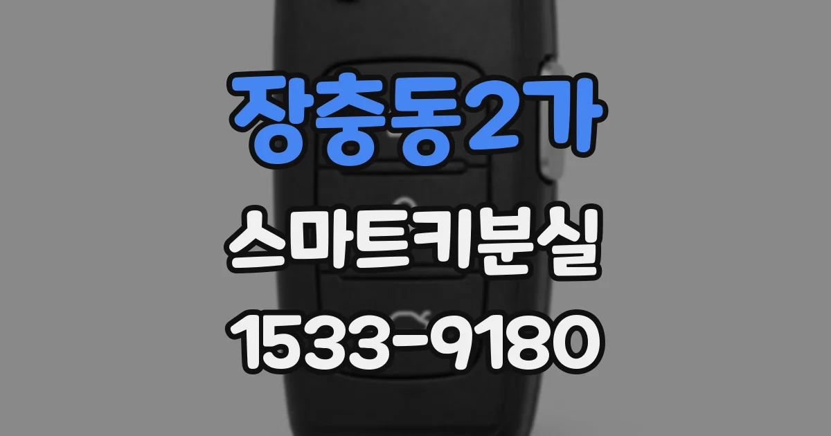 장충동2가 스마트키분실