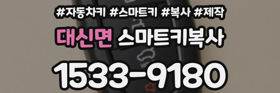 대신면 스마트키복사