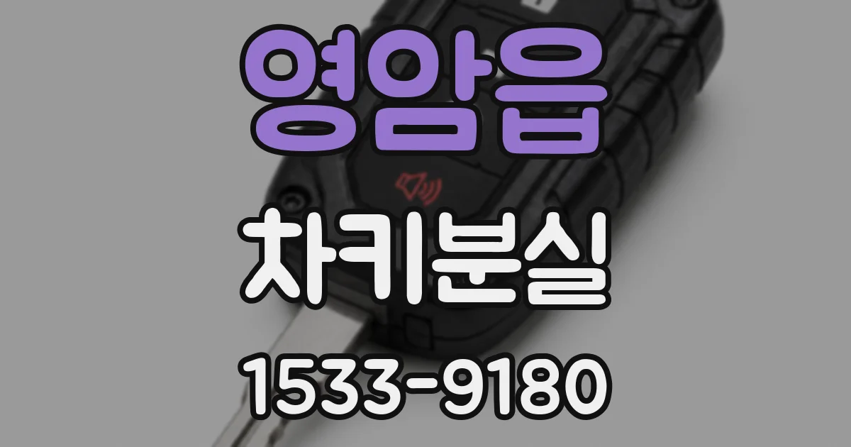 영암읍 차키분실