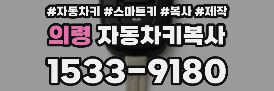 의령 자동차키복사