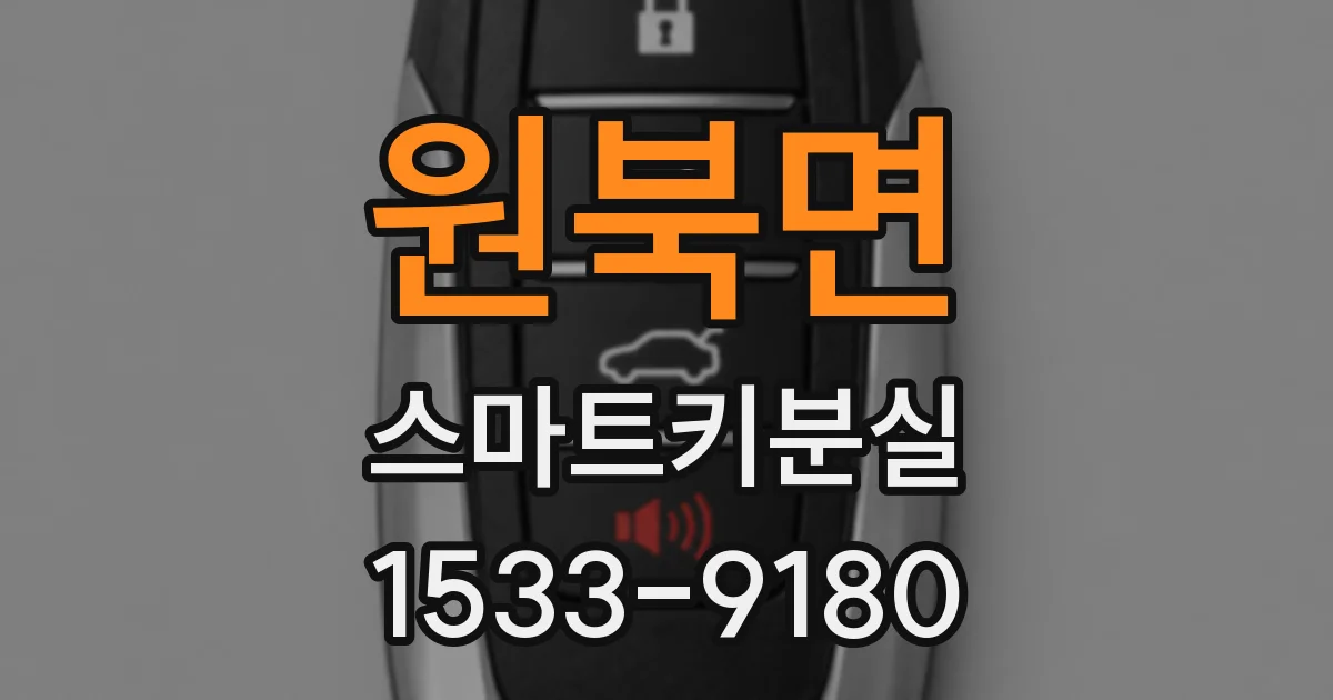 원북면 스마트키분실
