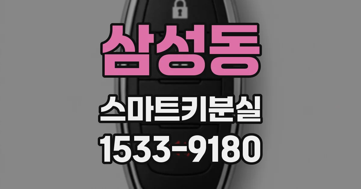 삼성동 스마트키분실