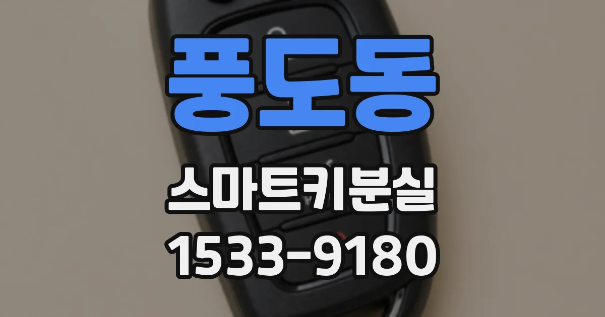 풍도동 스마트키분실
