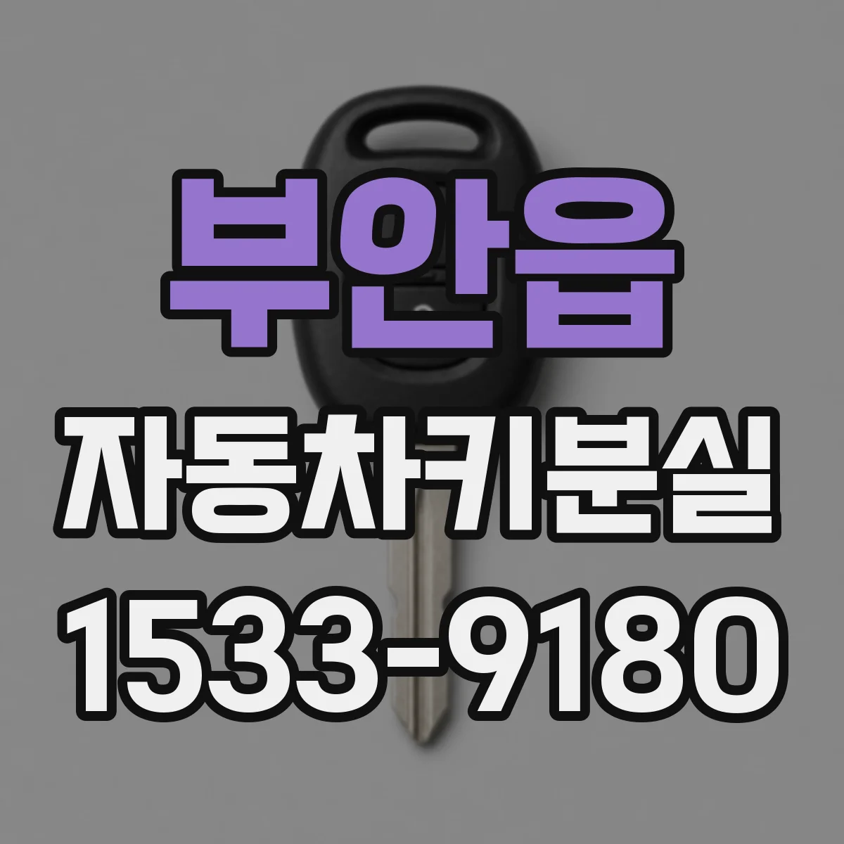 부안읍 자동차키분실