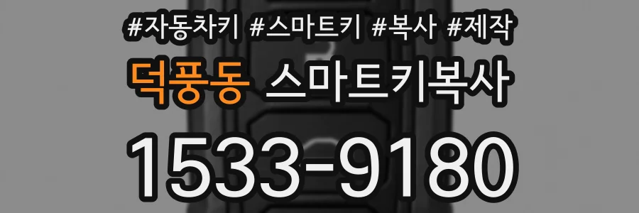 덕풍동 스마트키복사