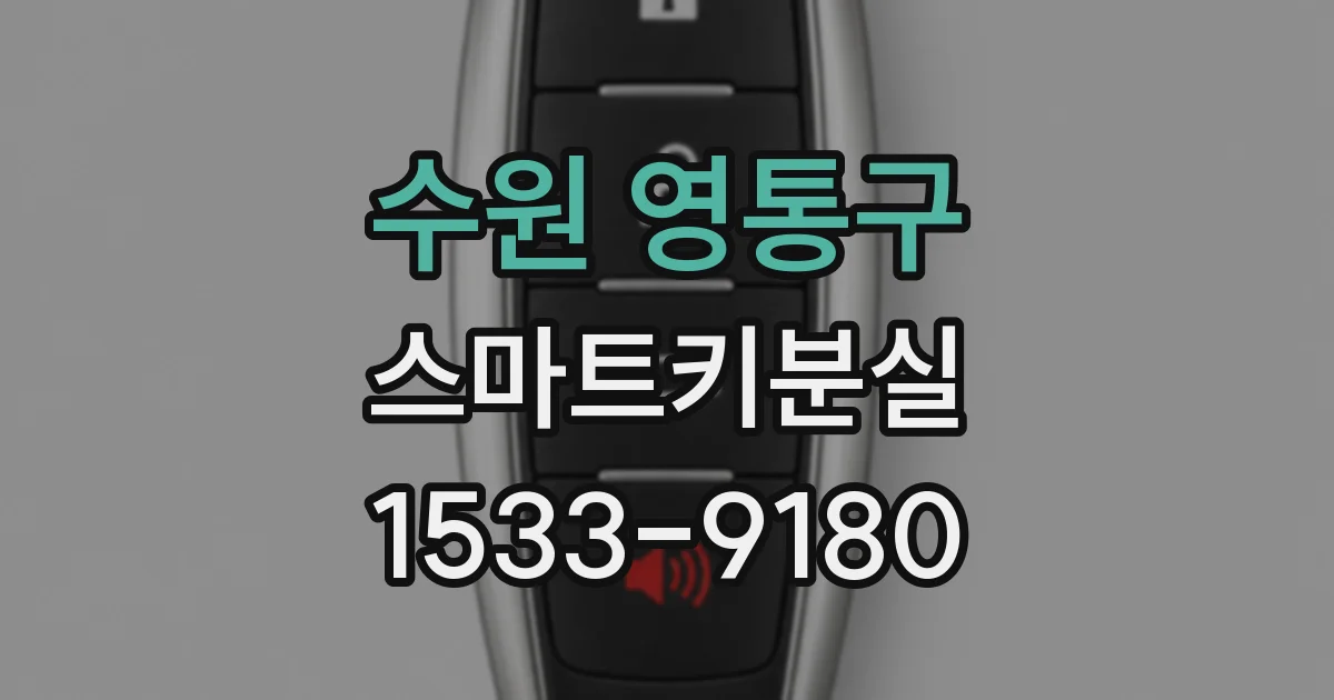 수원 영통구 스마트키분실