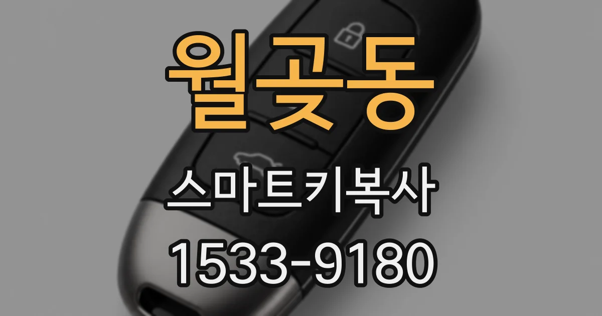 월곶동 스마트키복사