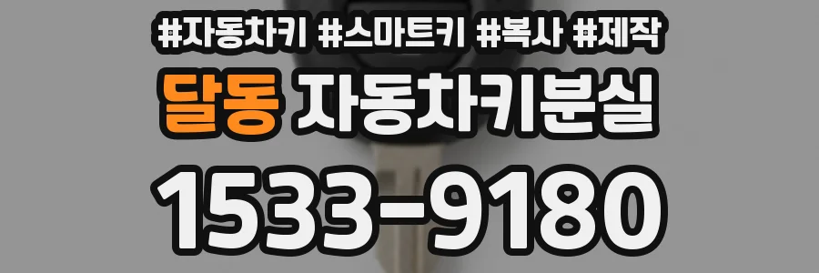 달동 자동차키분실