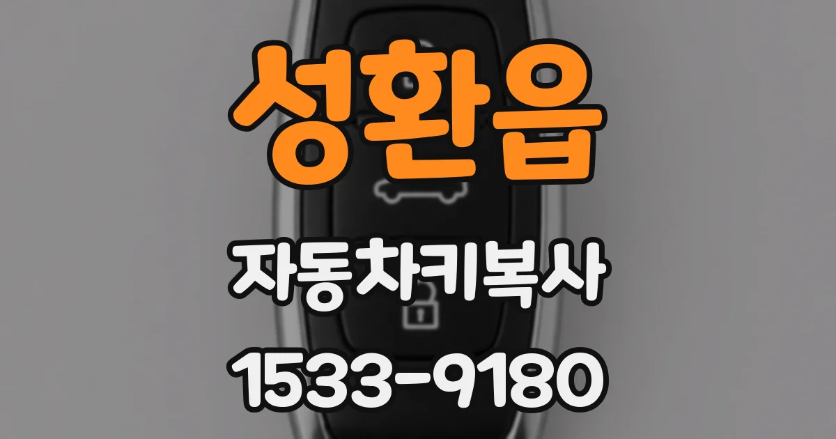 성환읍 자동차키복사