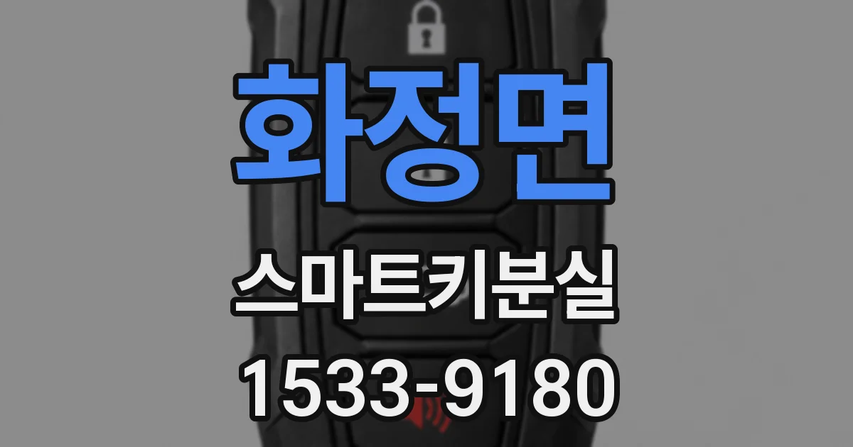 화정면 스마트키분실