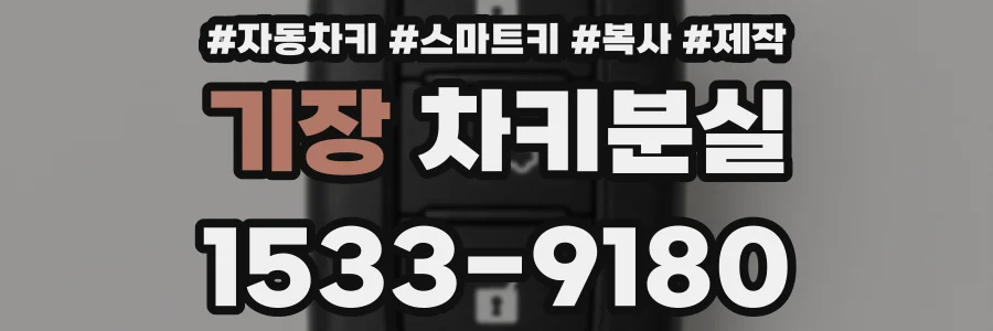 기장 차키분실