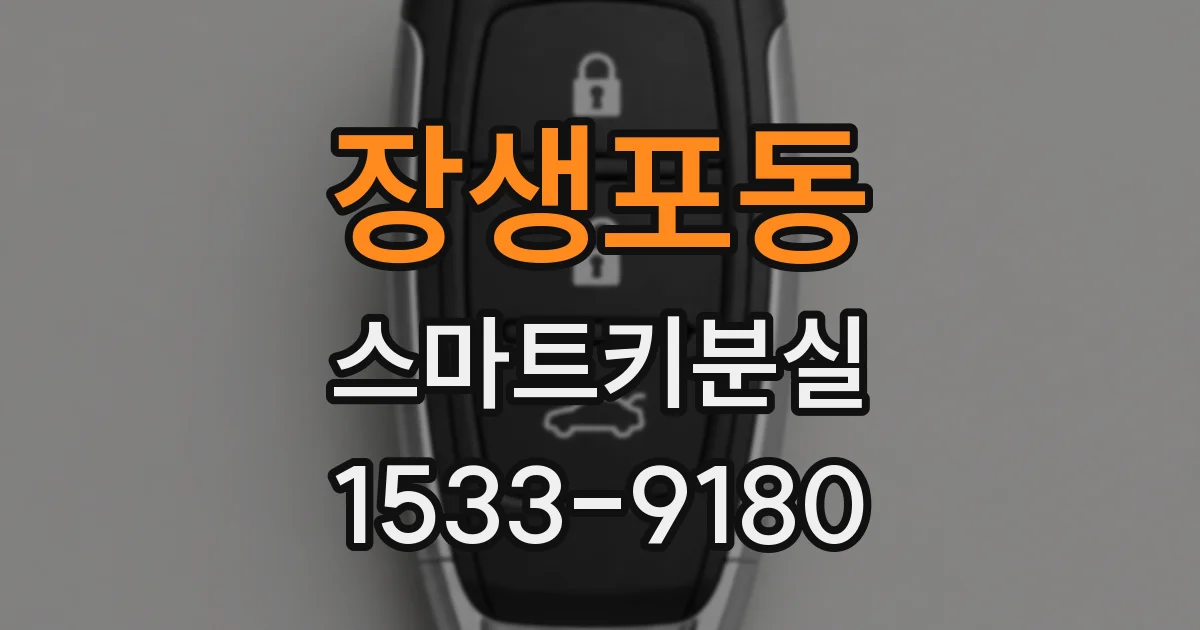 장생포동 스마트키분실