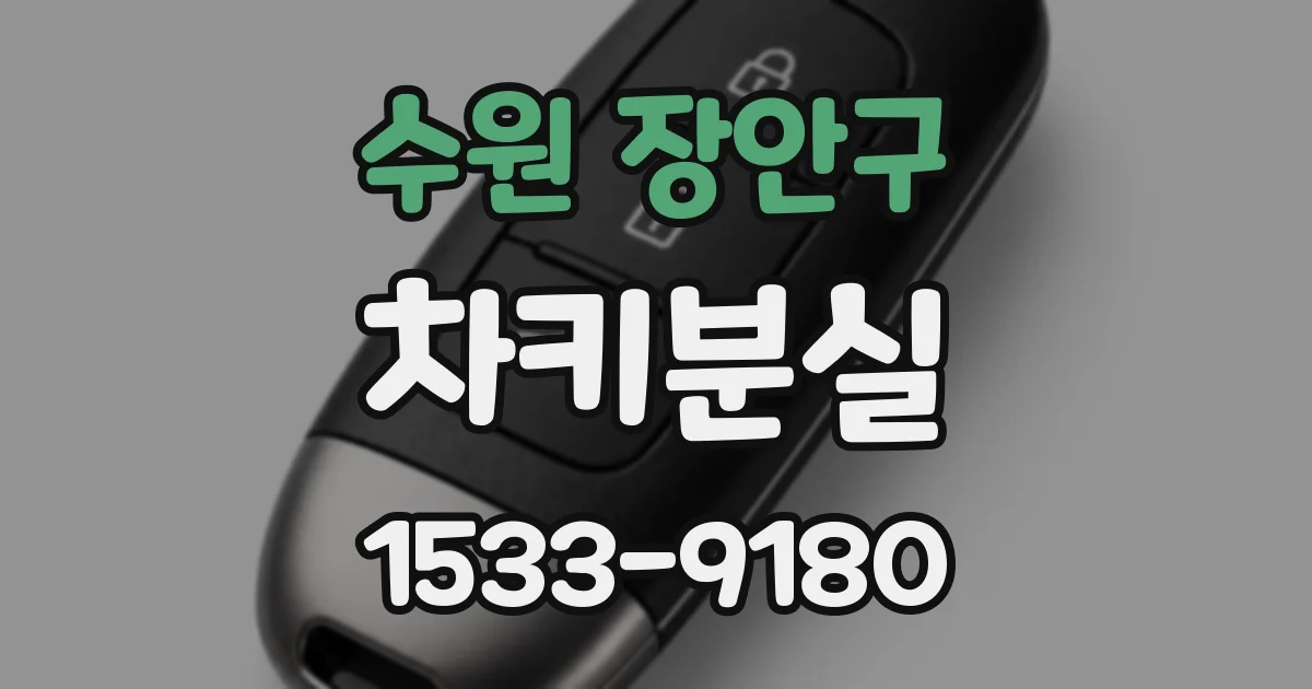 수원 장안구 차키분실
