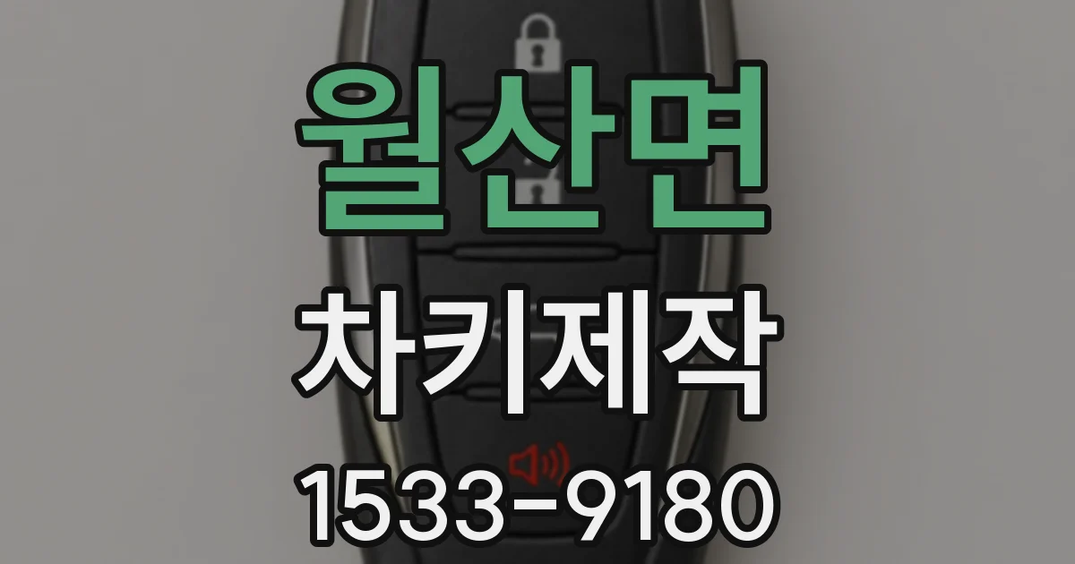 월산면 차키제작