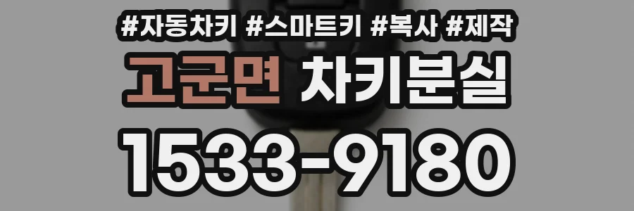 고군면 차키분실