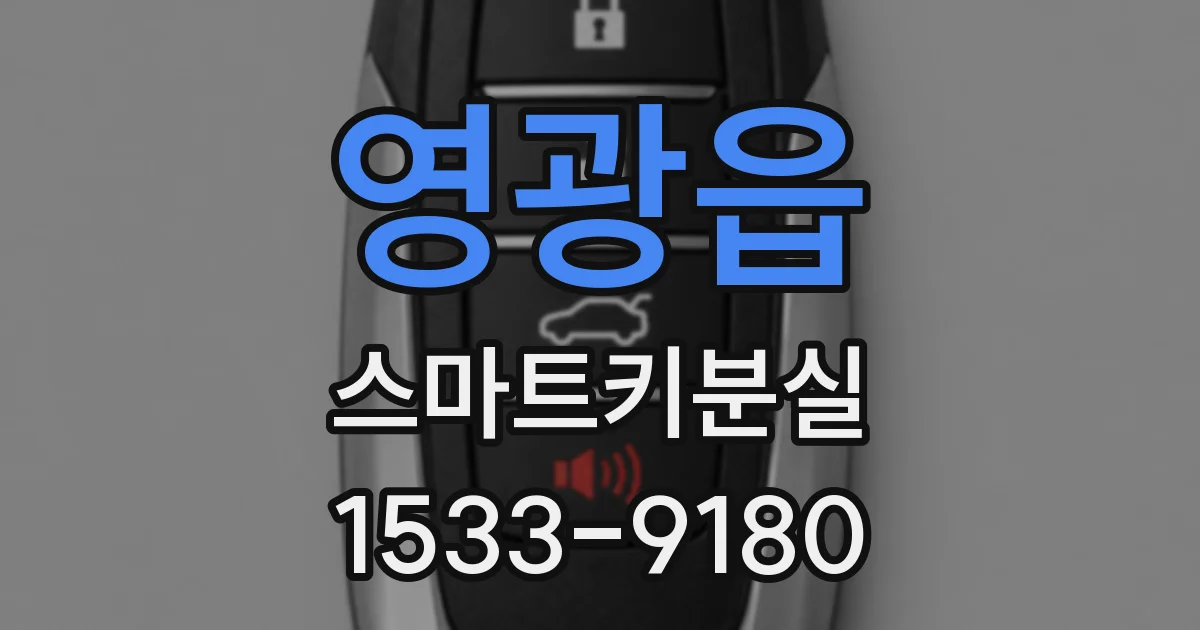 영광읍 스마트키분실
