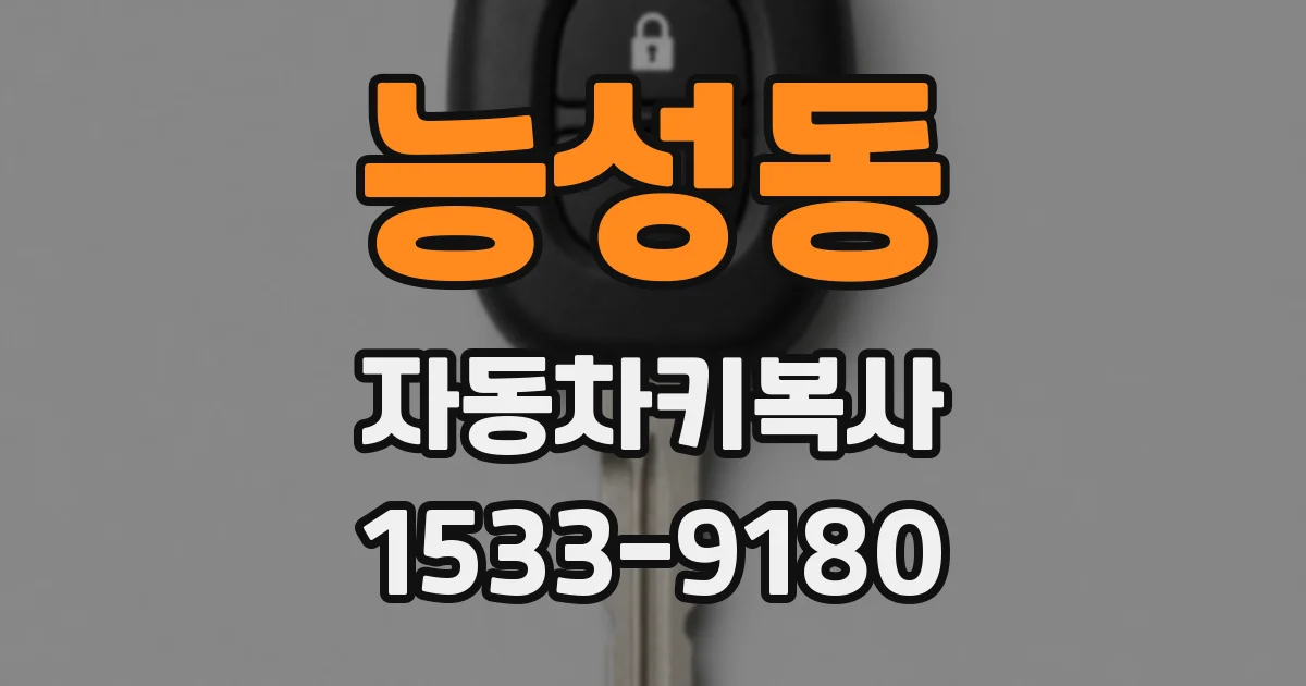능성동 자동차키복사