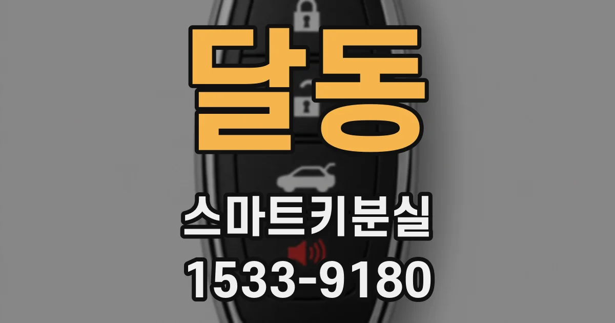 달동 스마트키분실