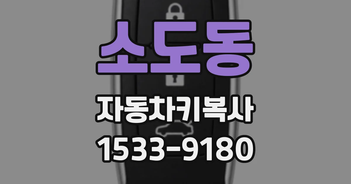 소도동 자동차키복사