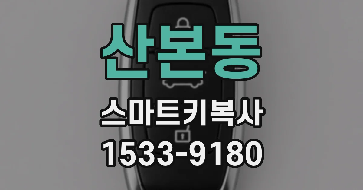 산본동 스마트키복사