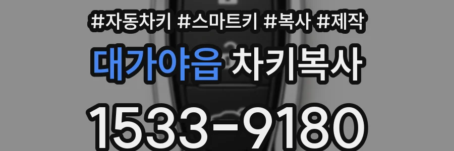 대가야읍 차키복사