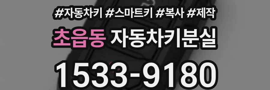초읍동 자동차키분실