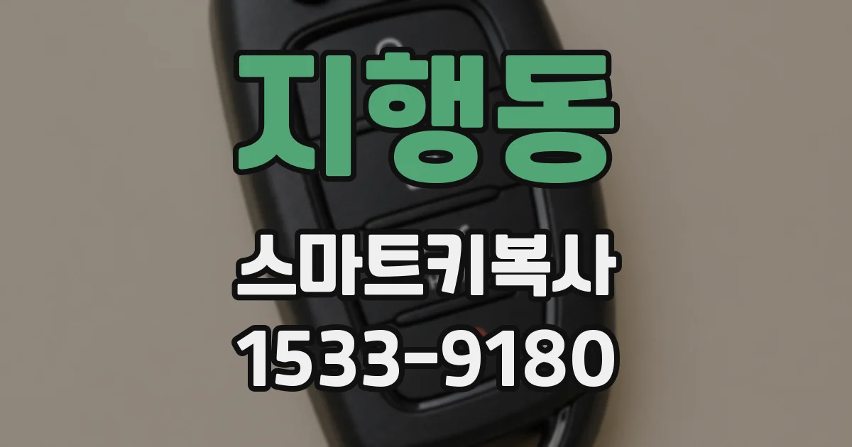 지행동 스마트키복사