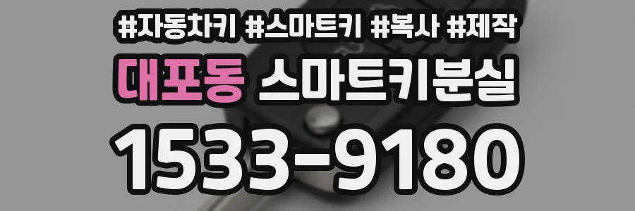 대포동 스마트키분실