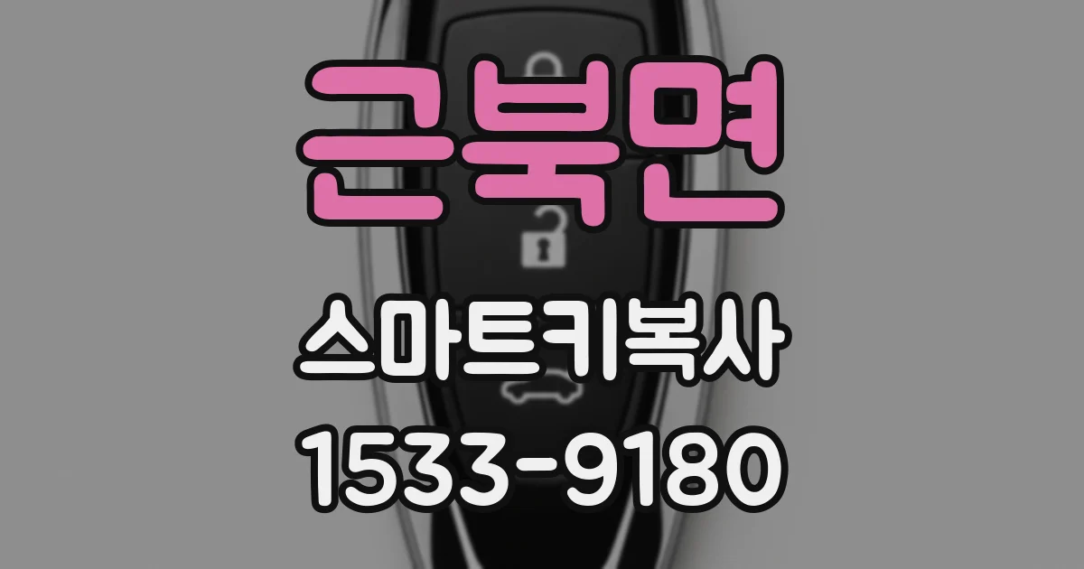 근북면 스마트키복사